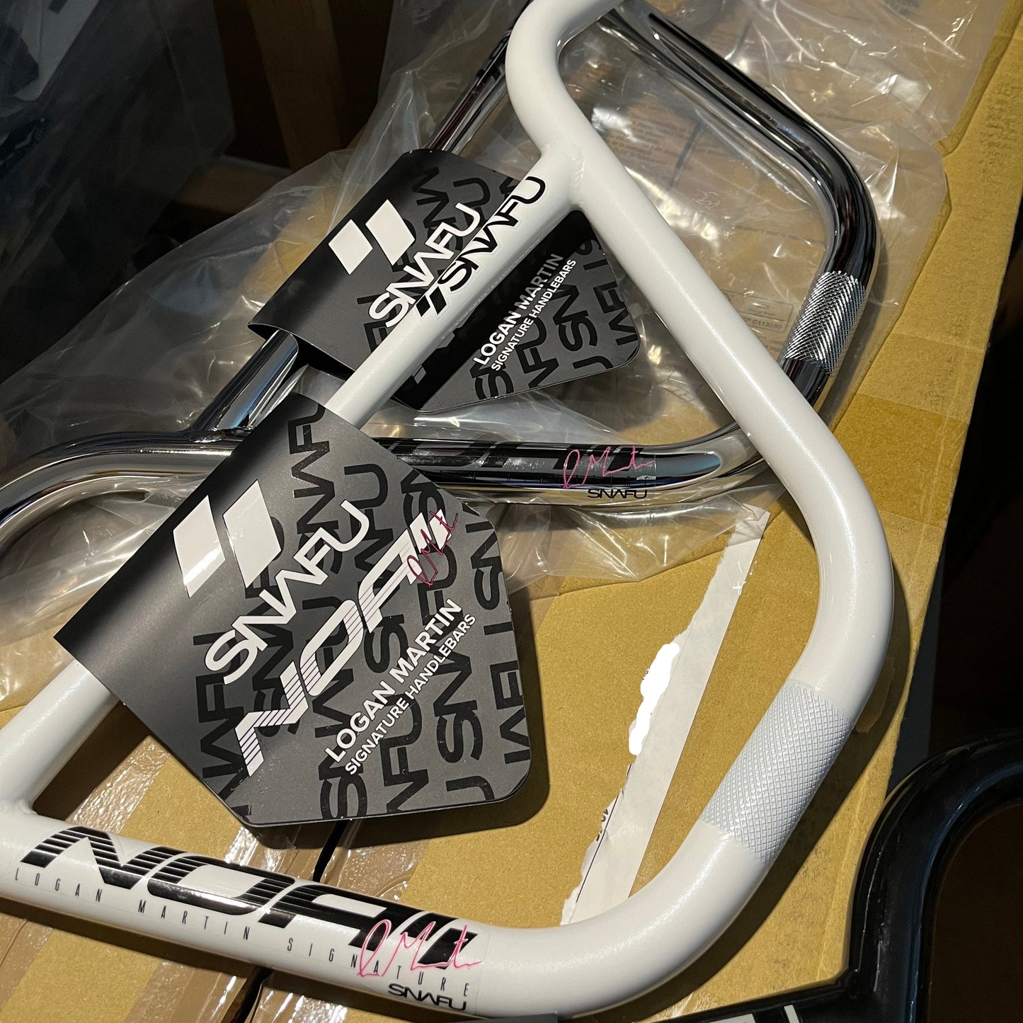 Snafu Noa 9,4" Logan Martin Lenker / Handlebars White