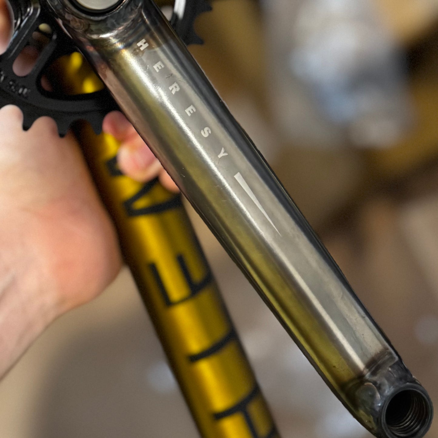 Heresy Execution 150mm Kurbel / Cranks Raw