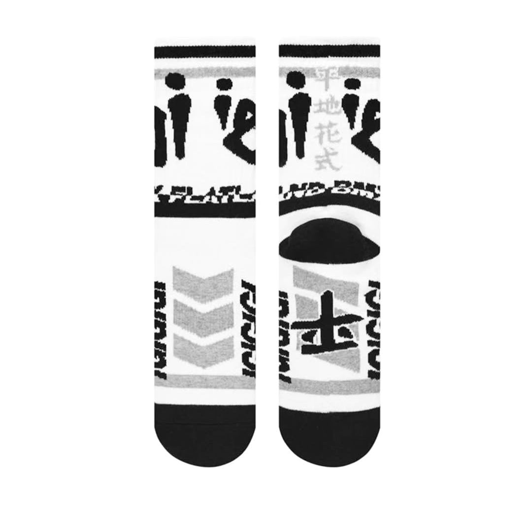 IGI Flatland Socks White/Black