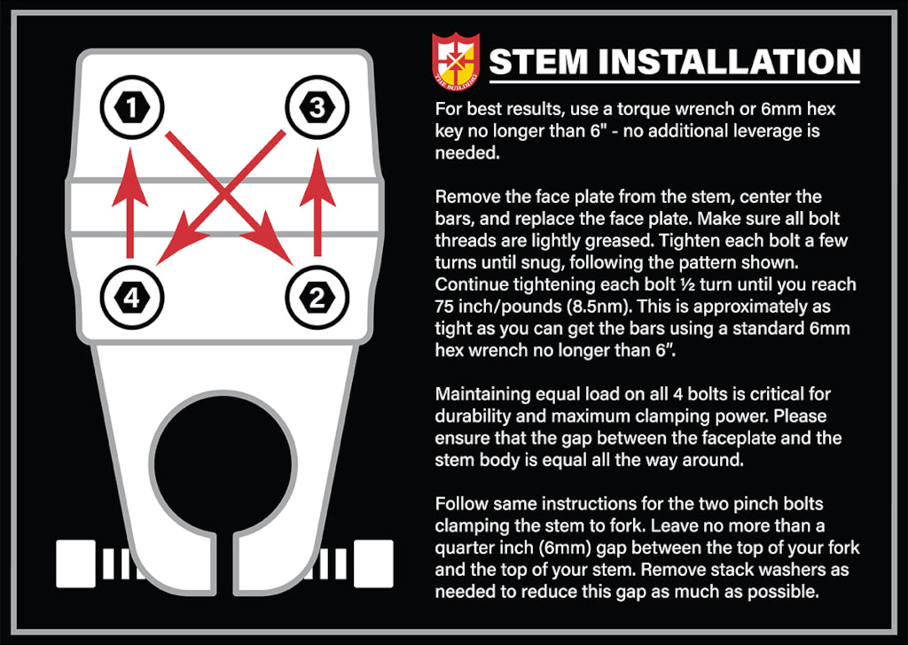 S&M Bikes Enduro 49mm Stem Polished