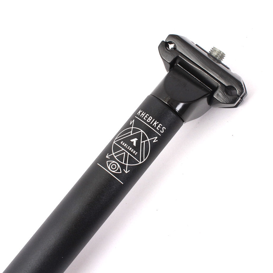 KHE Bikes MVP Railed 350mm Sattelstange / Seatpost Black