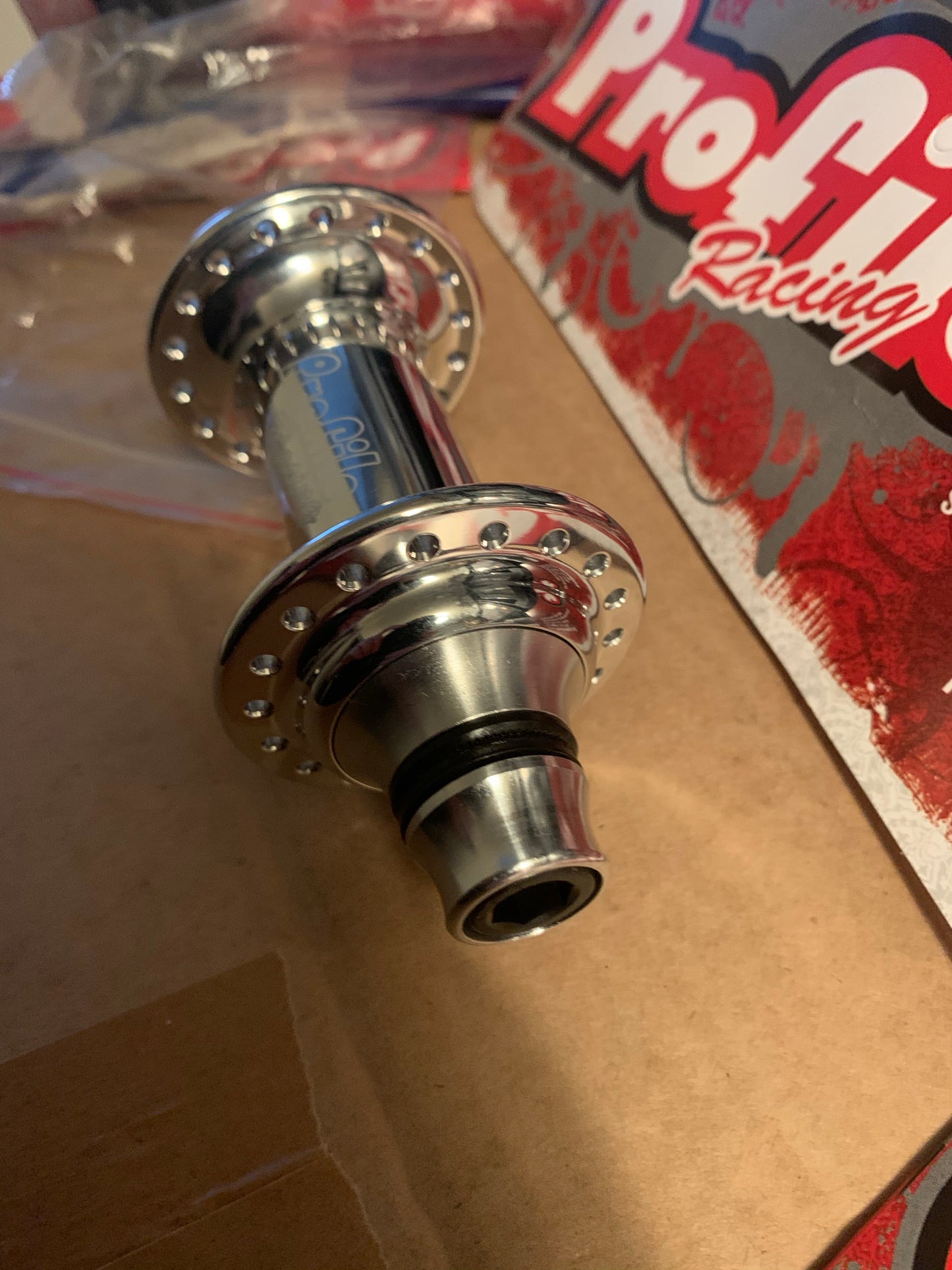 Profile Racing Elite Vorderradnabe / Front Hub Polished