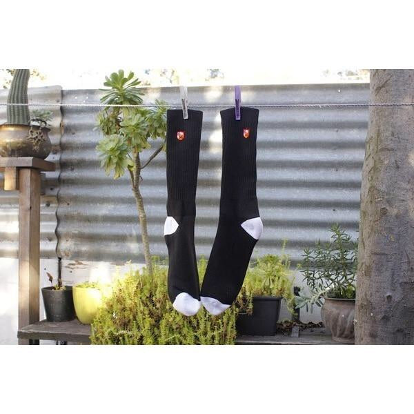 S&M Bikes Block Socken Black