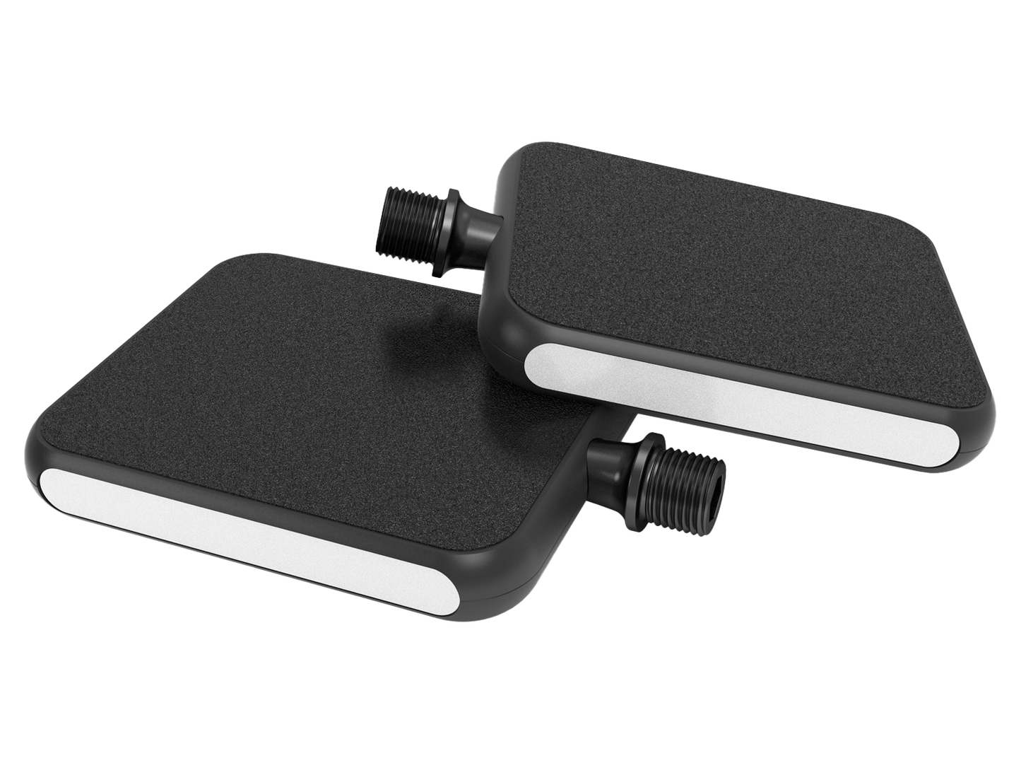 Moto Reflex Black/White Flatland Pedals