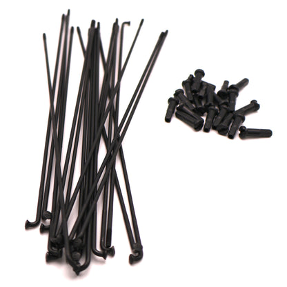 Fourpegsbmx Twenties Butted Speichen / Spokes Matte Black