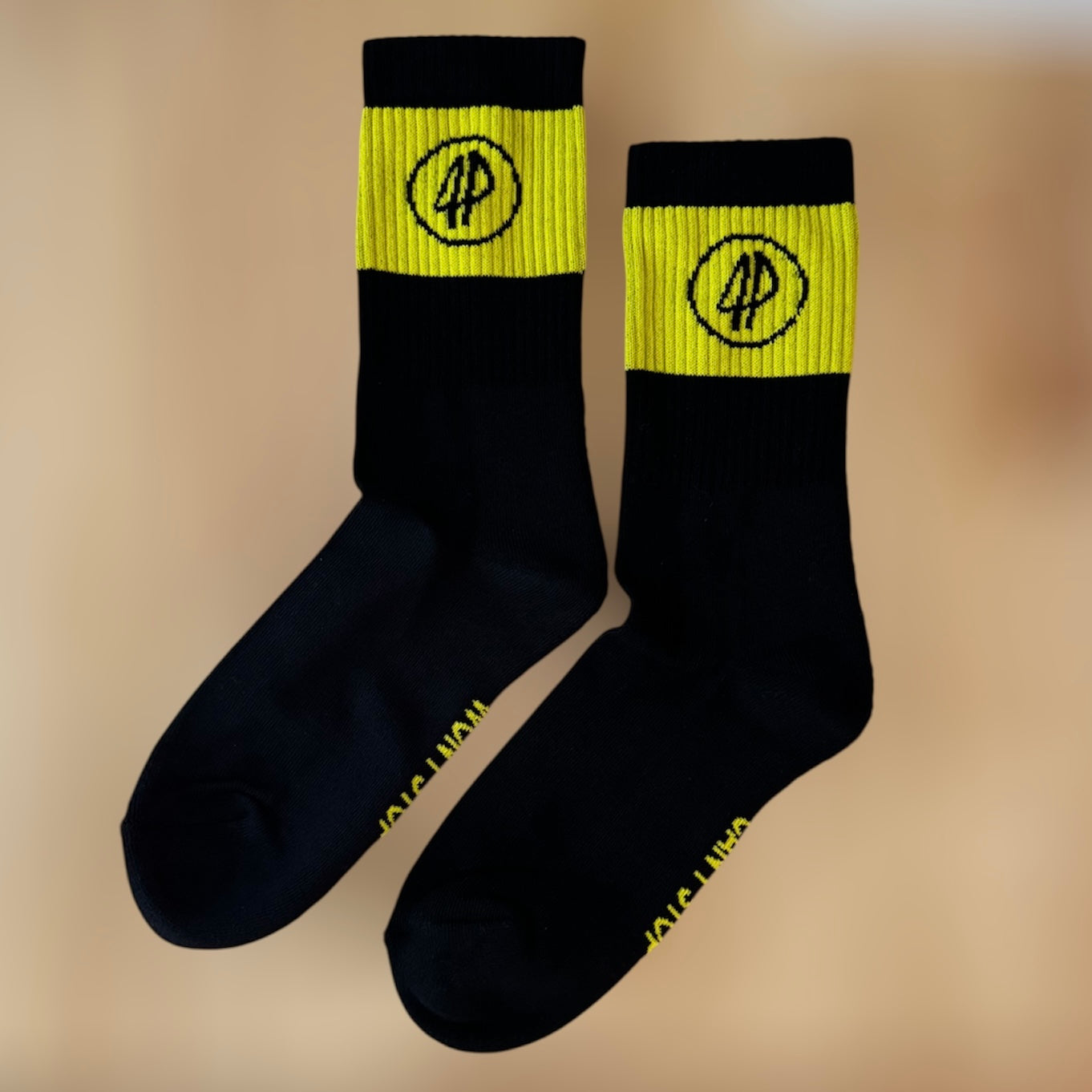 Fourpegsbmx CSWS Socks Black/Yellow