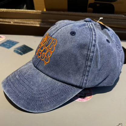 Fourpegsbmx Graffiti Vintage Kappe / Cap Blue/Orange