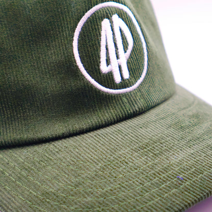 Fourpegsbmx 4P Circle Vintage Kappe / Cap Green/White