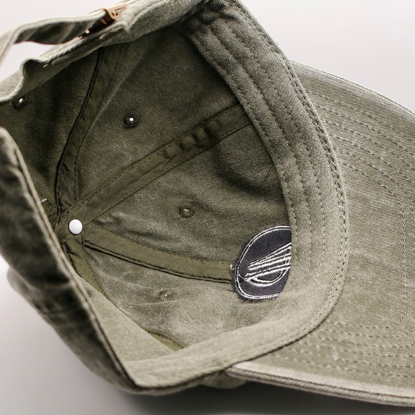 Fourpegsbmx 4P Circle Vintage Kappe / Cap Olive/White