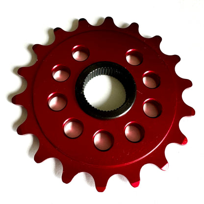 Profile Racing Spline Drive 19mm Kettenblatt / Sprocket 18T Red