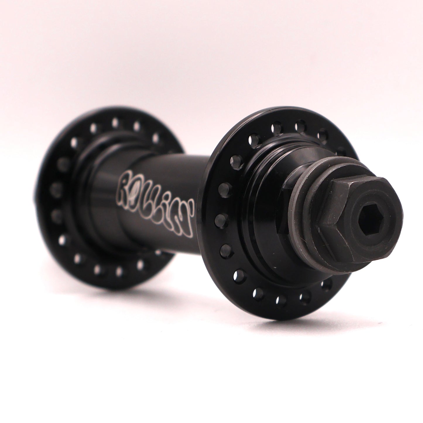 Fourpegsbmx Rollin´ AL7075 Vorderradnabe / Front Hub Black