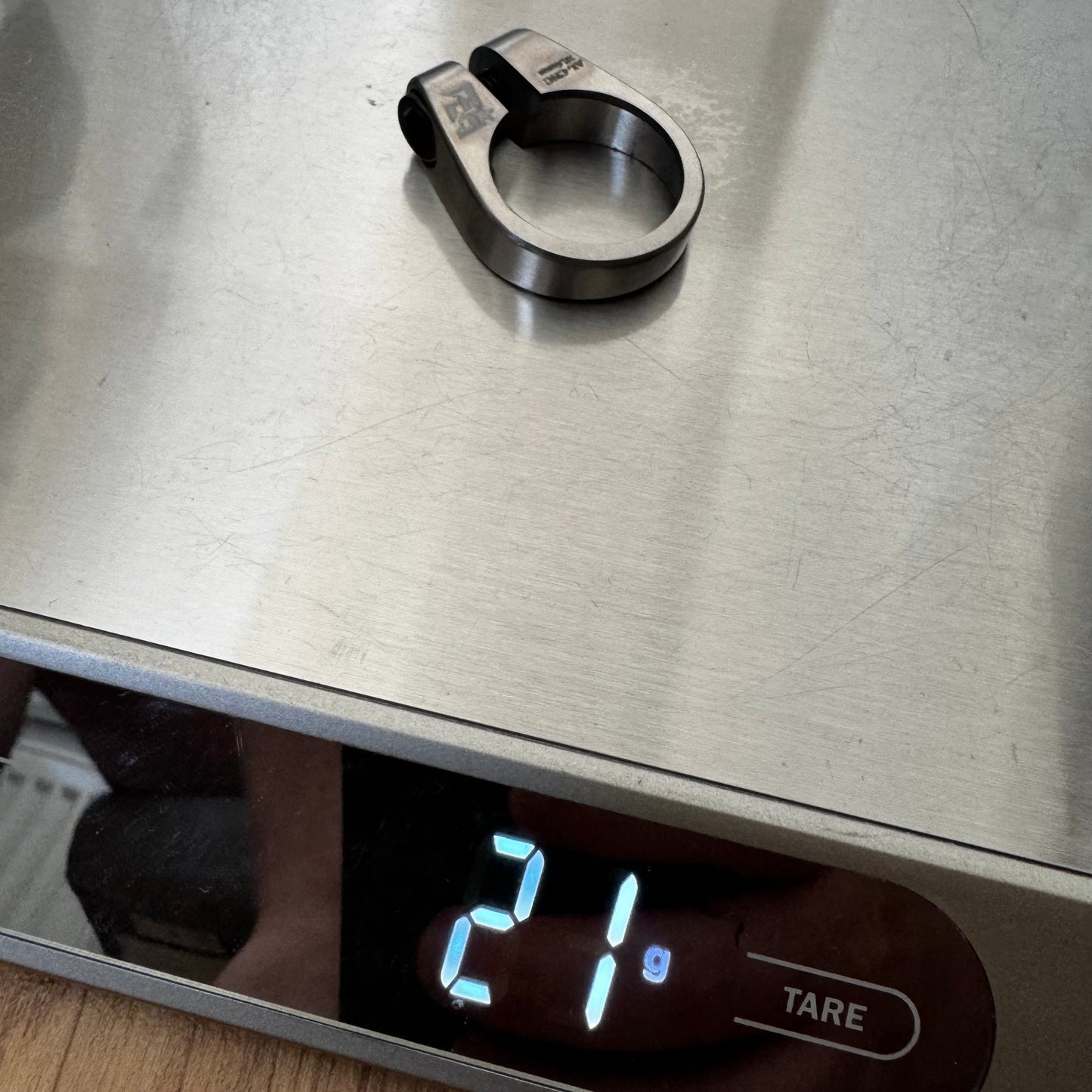 Far East Cycles Titanium Sattelklemme / Seatclamp Raw