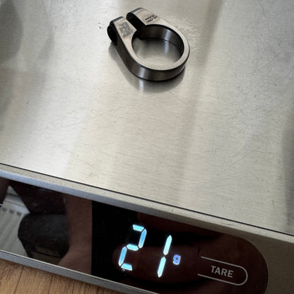 Far East Cycles Titanium Sattelklemme / Seatclamp Raw