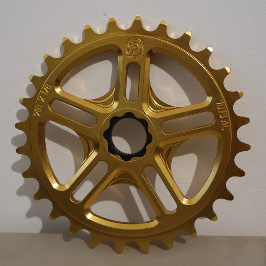 Profile Racing Spline Drive 19mm Kettenblatt / Sprocket 28T Gold