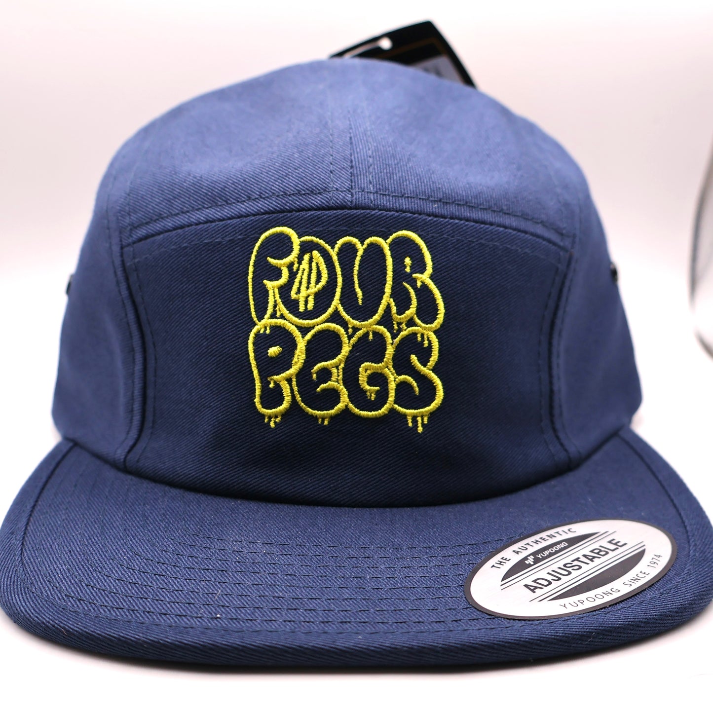 Fourpegsbmx Graffiti Camper Kappe / Cap Blue/Yellow