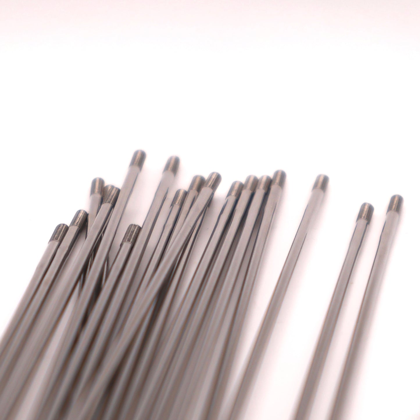 Fourpegsbmx Twenties Butted Speichen / Spokes Polished Silver