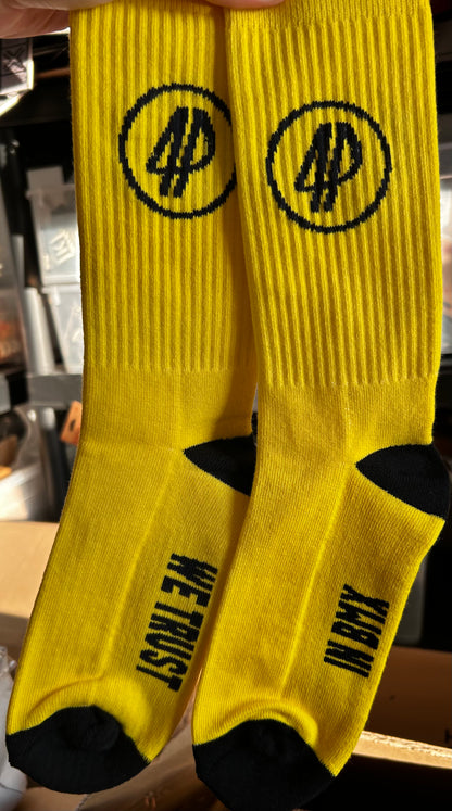 Fourpegsbmx Trust Socken Yellow/Black - 3Pack