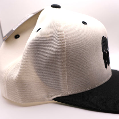 Fourpegsbmx Graffiti Snapback Kappe / Cap Pastel White/Black