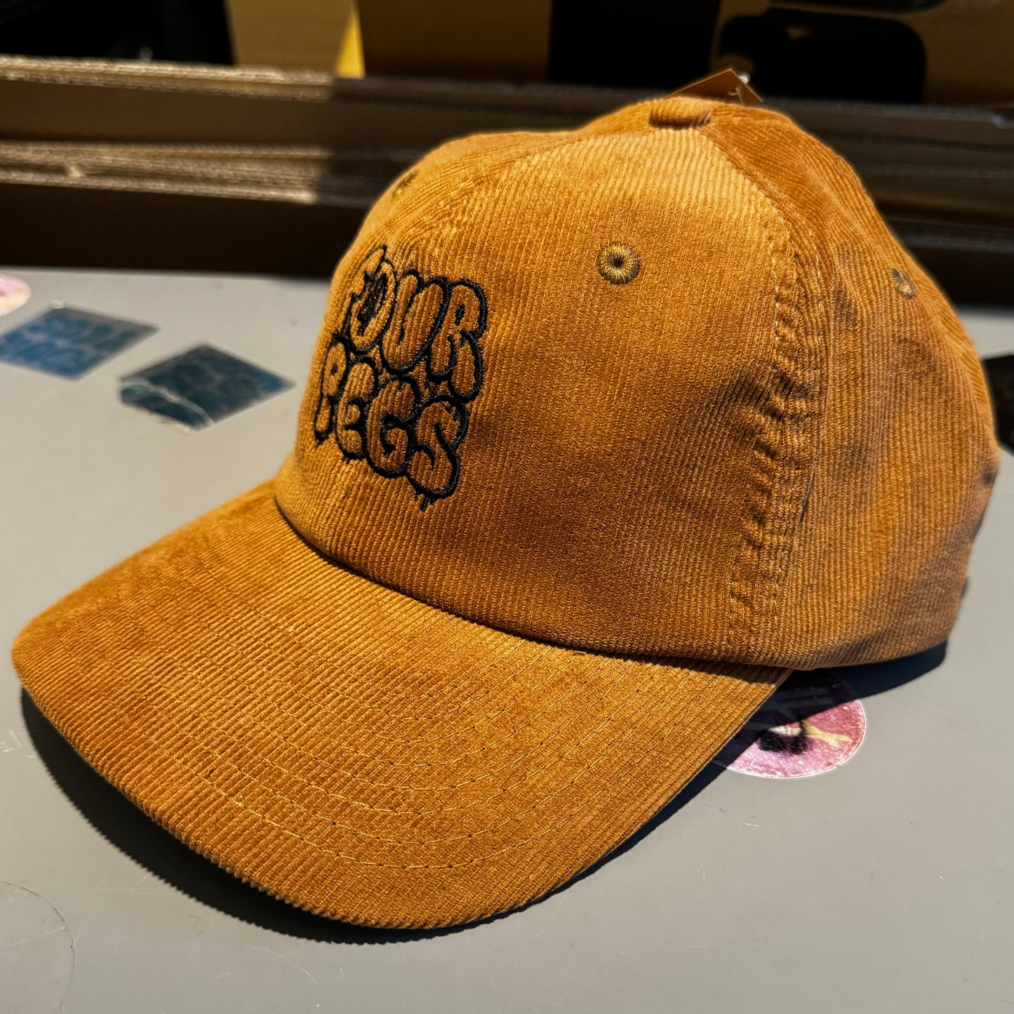 Fourpegsbmx Graffiti Vintage Kappe / Cap Brown/Black