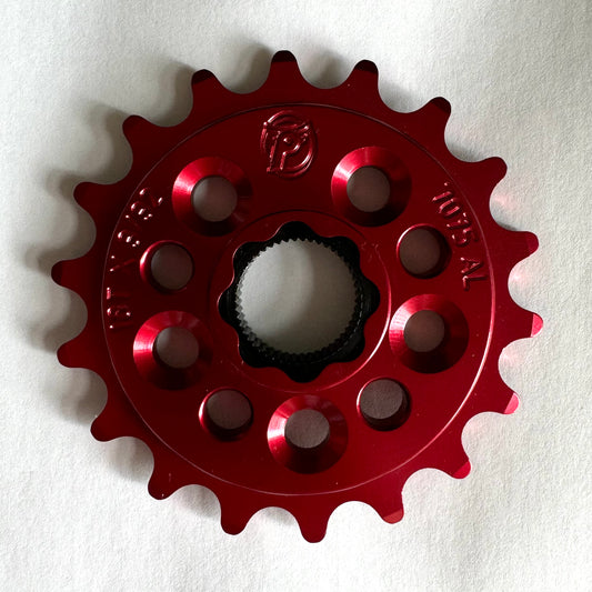 Profile Racing Spline Drive 19mm Kettenblatt / Sprocket 18T Red