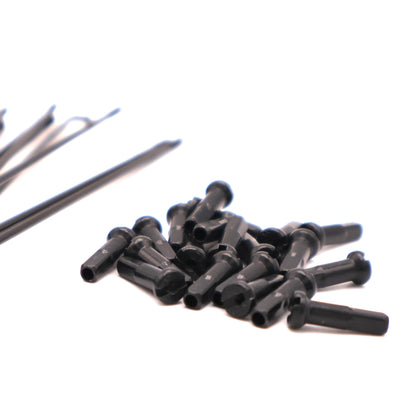 Fourpegsbmx Twenties Butted Speichen / Spokes Matte Black