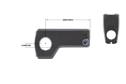 Odyssey CFL3 50mm Vorbau / Stem Black