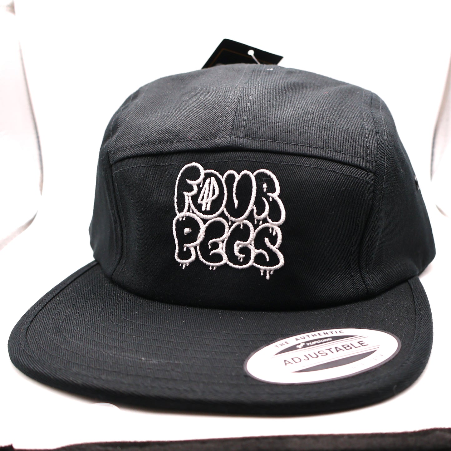 Fourpegsbmx Graffiti Camper Kappe / Cap Black/White