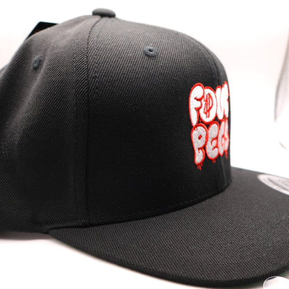 Fourpegsbmx Graffiti Snapback Kappe / Cap Black/Red/White