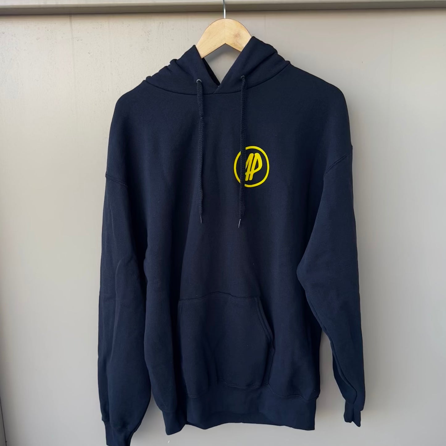 Fourpegsbmx Double Logo Hoodie Black/Yellow