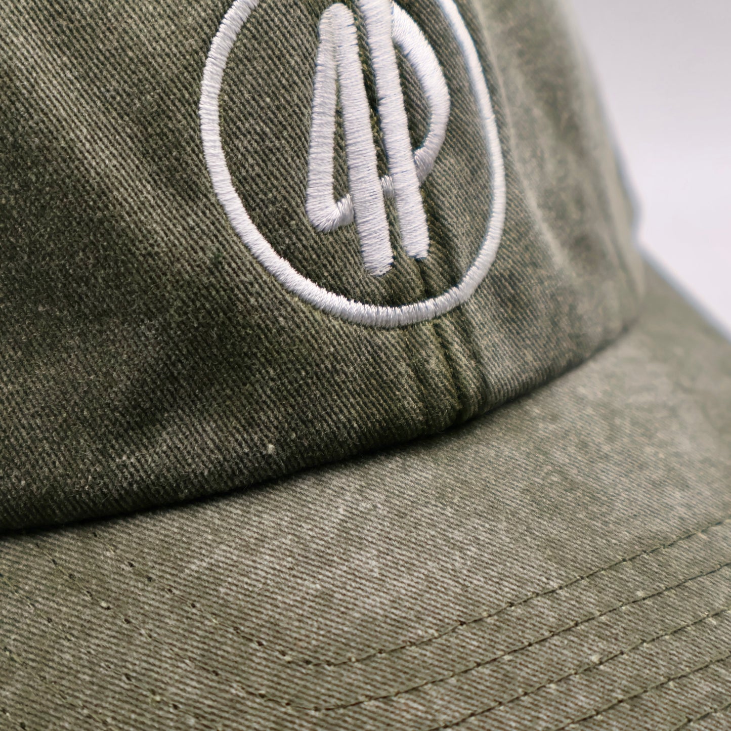 Fourpegsbmx 4P Circle Vintage Kappe / Cap Olive/White