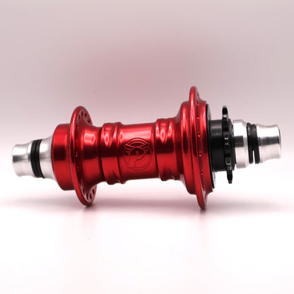 Profile Racing Mini Female RHD Cassette Nabe / Hub Red with Crmo or Ti Driver