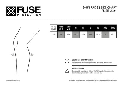 Fuse Alpha Schienbein Schoner / Shin Pads