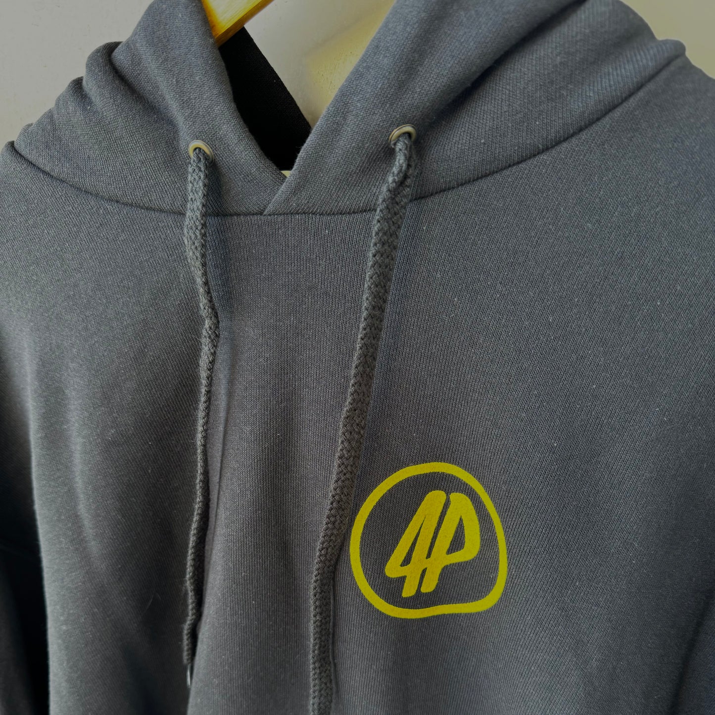 Fourpegsbmx Double Logo Hoodie Black/Yellow