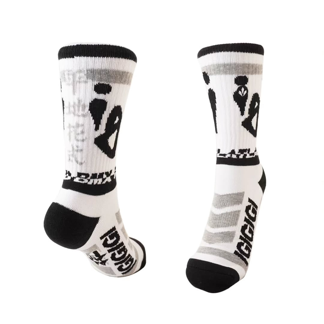 IGI Flatland Socks White/Black
