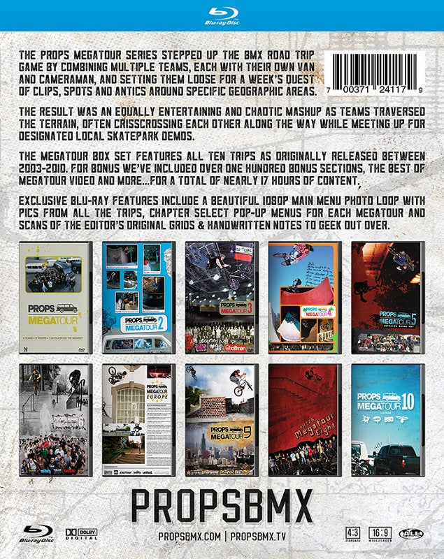 Props Megatour Box Set Blu-Ray