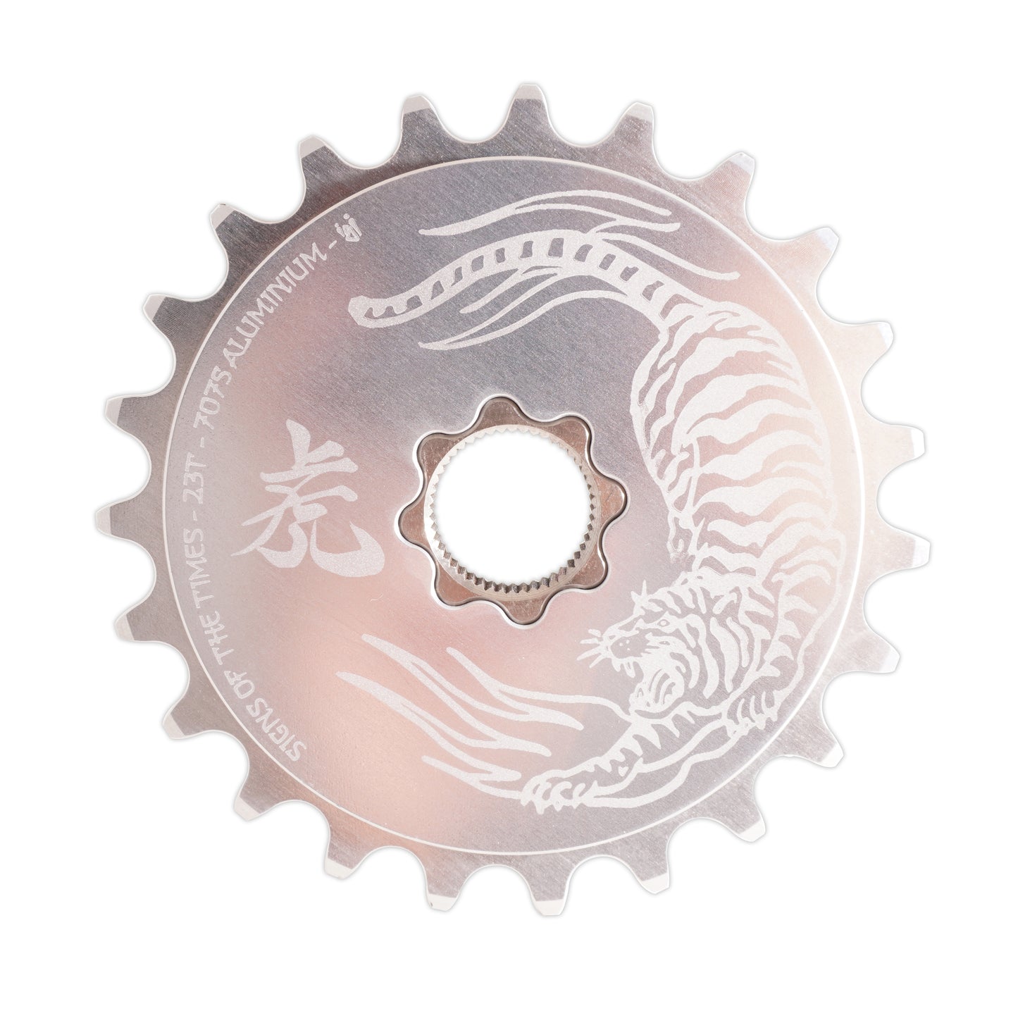 IGI Tiger (Signs Of The Times) Spline Drive 19mm Kettenblatt / Sprocket Polished