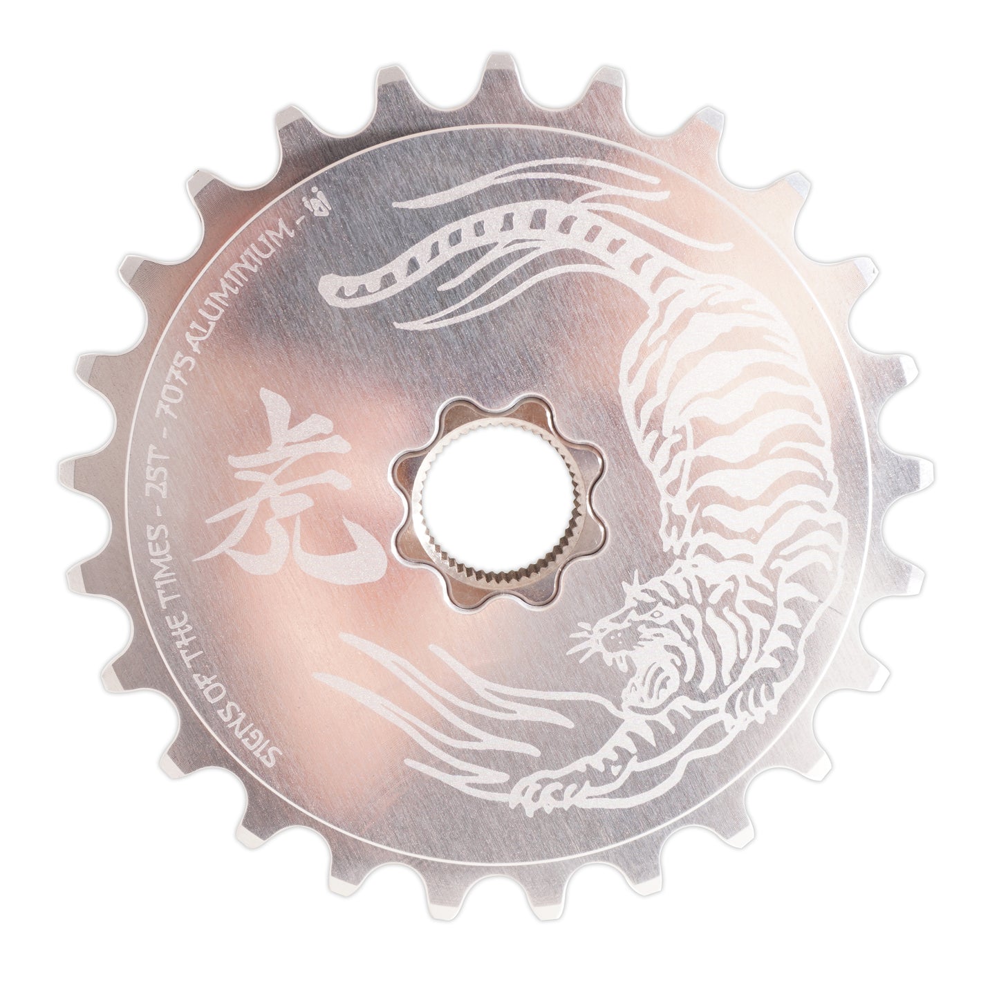 IGI Tiger (Signs Of The Times) Spline Drive 19mm Kettenblatt / Sprocket Polished