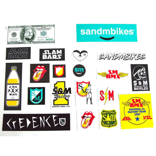 S&M Bikes 20er Stickerpack