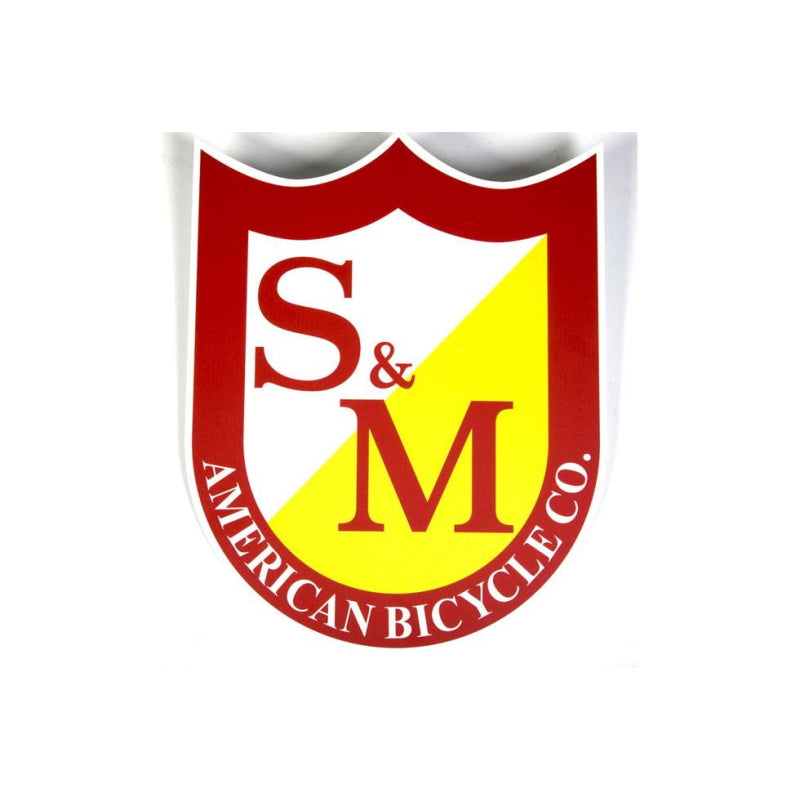 S&M Bikes Big Shield Sticker