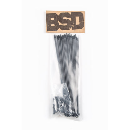 BSD High Quality Speichen / Spokes Black