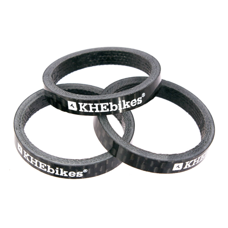 KHE Bikes Carbon Steuersatz / Headset Spacers Black