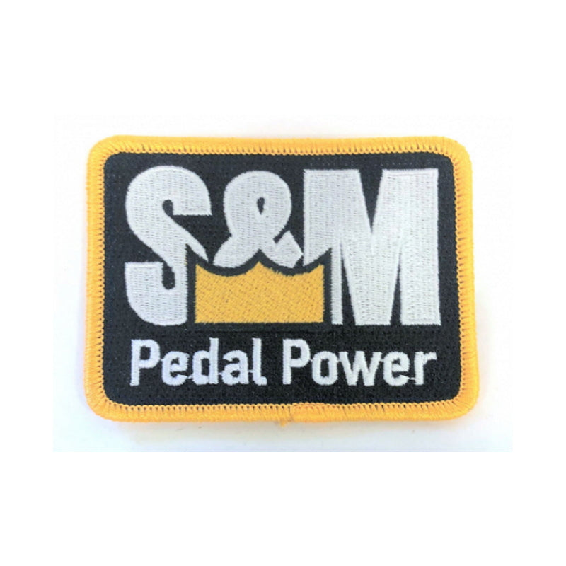 S&M Bikes Pedal Power Aufnäher / Patch