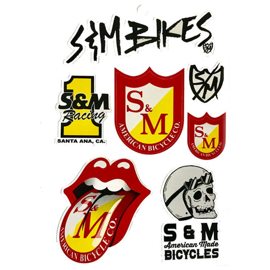 S&M Bikes Sheet Stickers