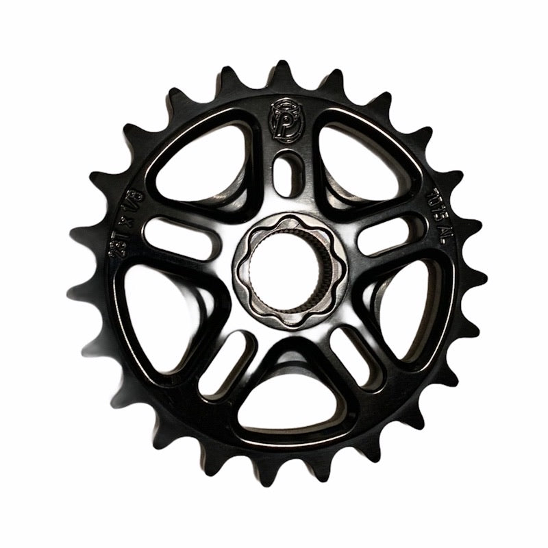 Profile Racing Spline Drive 19mm Kettenblatt / Sprocket 23T Black