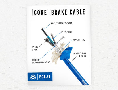 Eclat Core Linear Brake Cable Black