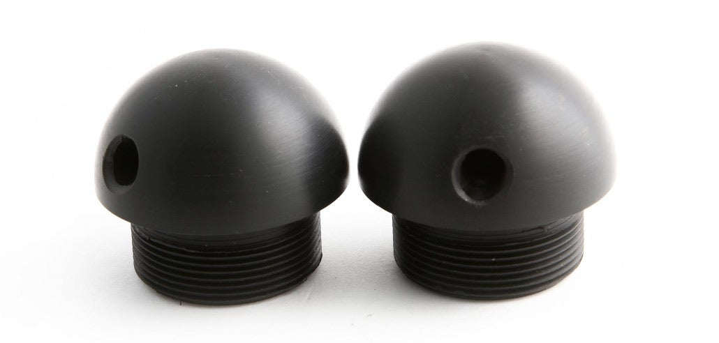 IGI Microphone Plastic Pegs Replacement Caps Black Flatland