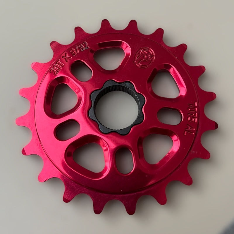 Profile Spline Drive 19mm Sprocket 20T Red