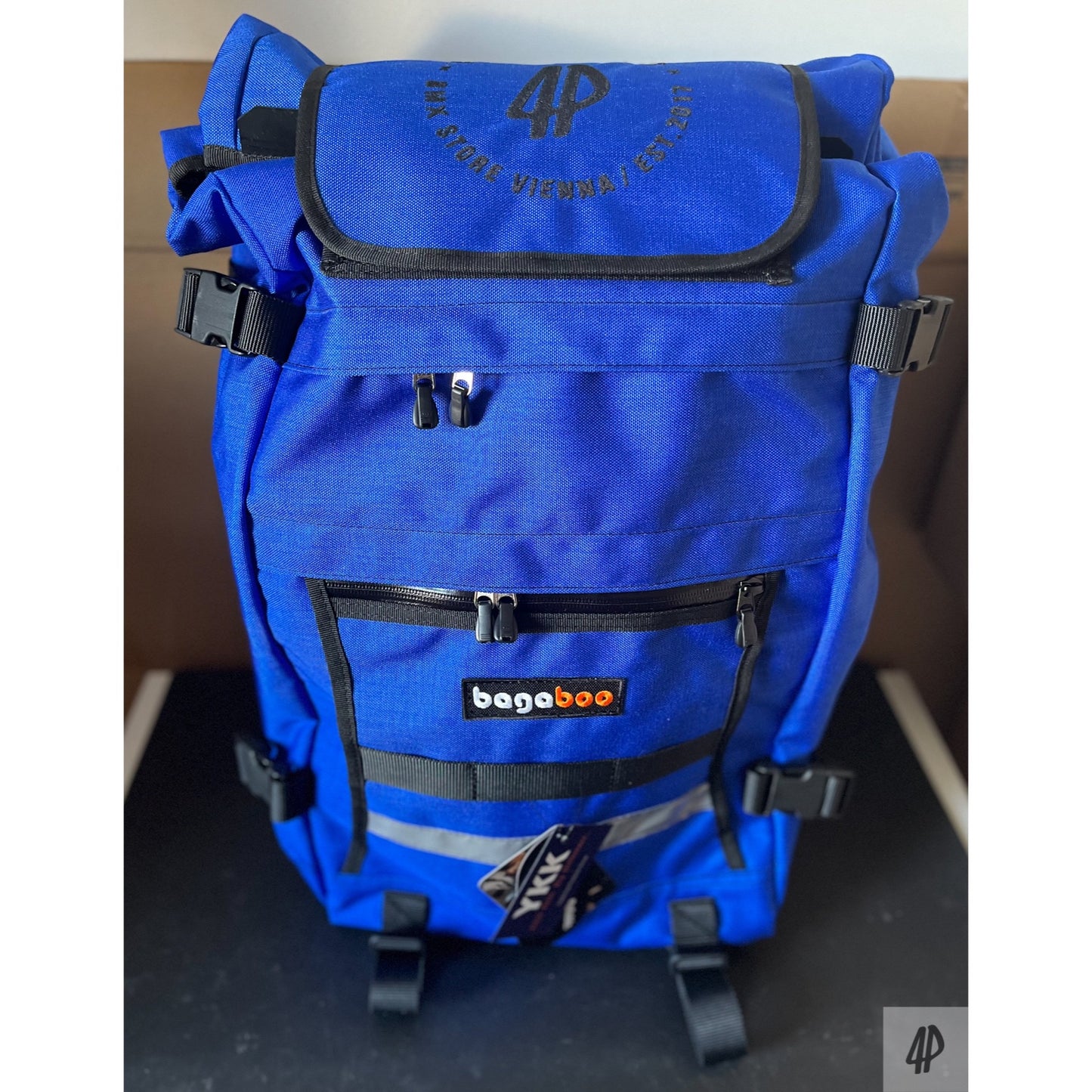 Bagaboo X Fourpegsbmx Collab Large Rucksack / Backpack Blue