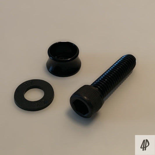 Profile Racing Hex Bolt with Black Volcano Cone